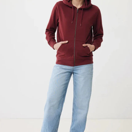 Abisk recycled cotton zip through hoodie - hospitality