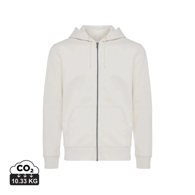 Abisk recycled cotton zip through hoodie - hospitality