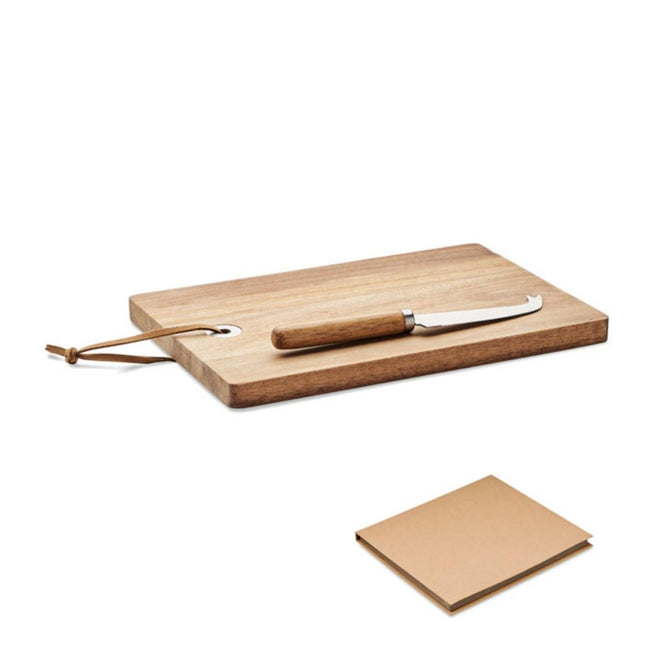 Acacia Wood Cheese Board Set 25 Pack With Knife Gift Box Included for Parties and Entertaining - hospitality