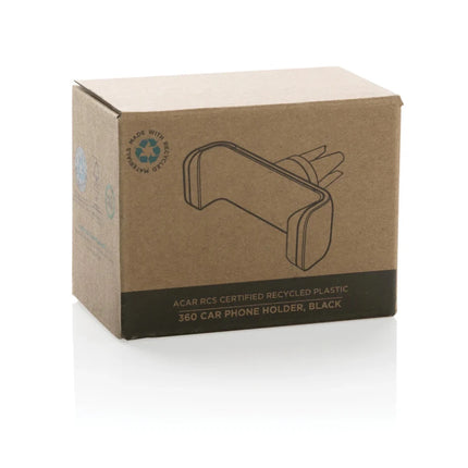 Acar RCS recycled plastic 360 degree car phone holder - hospitality