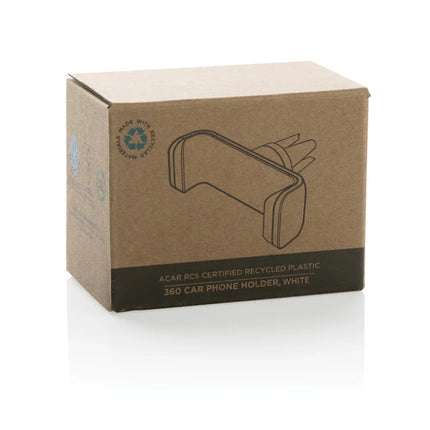 Acar RCS recycled plastic 360 degree car phone holder - hospitality