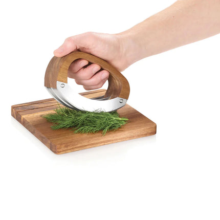 AdHoc RoccaVerde Chopping knife with chopping board - hospitality