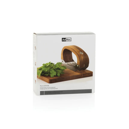 AdHoc RoccaVerde Chopping knife with chopping board - hospitality
