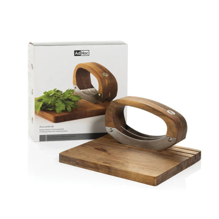 AdHoc RoccaVerde Chopping knife with chopping board - hospitality