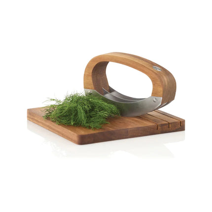 AdHoc RoccaVerde Chopping knife with chopping board - hospitality