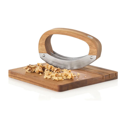 AdHoc RoccaVerde Chopping knife with chopping board - hospitality