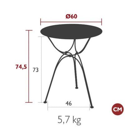 Airloop Table Ø 60 - hospitality