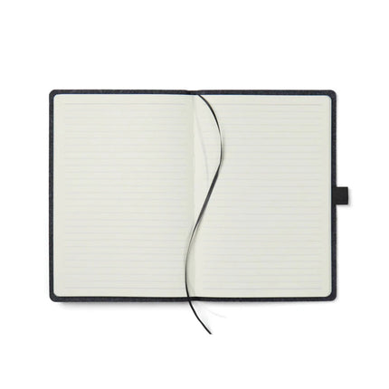 Albon GRS Recycled Felt Notebook A5 With Integrated Pen Holder And Mélange Exterior - hospitality