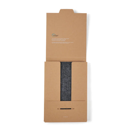 Albon GRS Recycled Felt Notebook A5 With Integrated Pen Holder And Mélange Exterior - hospitality