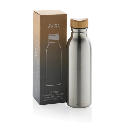 Alcor RCS Re-steel single wall water bottle 600 ML - hospitality