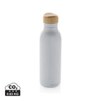 Recycled Stainless steel,Bamboo / white / 22.5 x ø 6.7 cm
