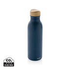 Recycled Stainless steel,Bamboo / navy / 22.5 x ø 6.7 cm