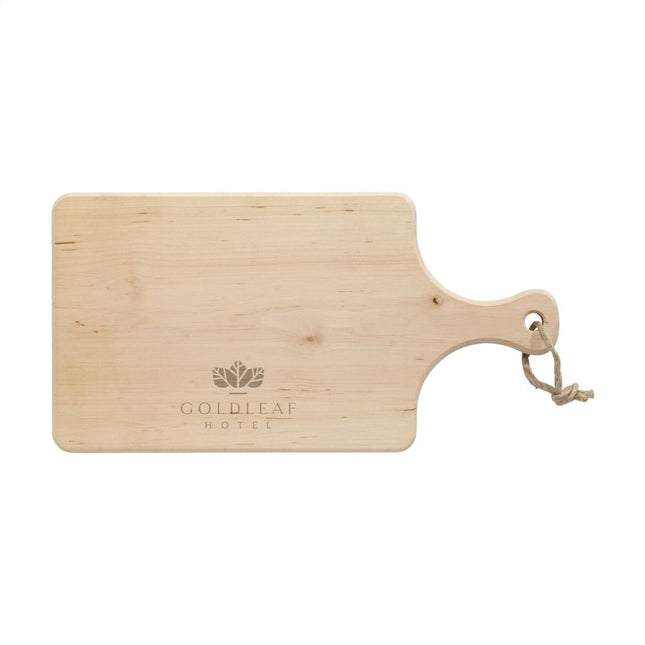 Alderwood Cutting Board With Handle 37x18cm Pack Of 25 Durable Charcuterie Serving Boards - hospitality