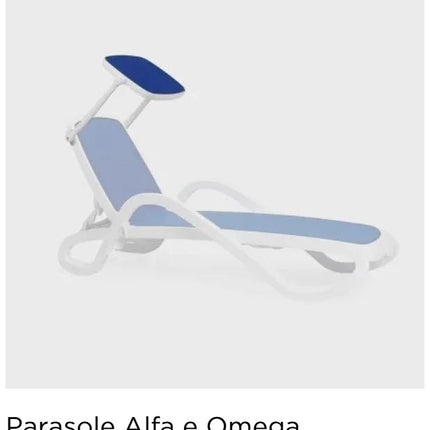 Alfa Sun Lounger Parasole Alfa e Omega - hospitality