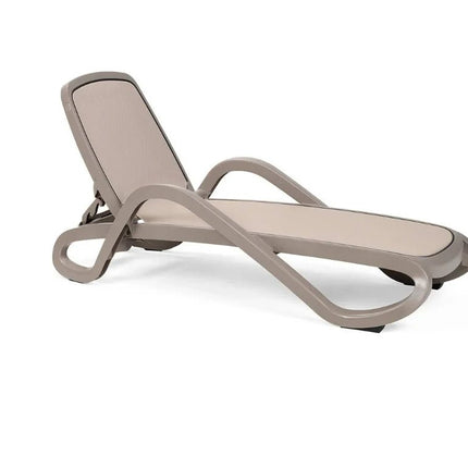 Alfa Sun Lounger Stackable Outdoor Recliner with Armrests - hospitality