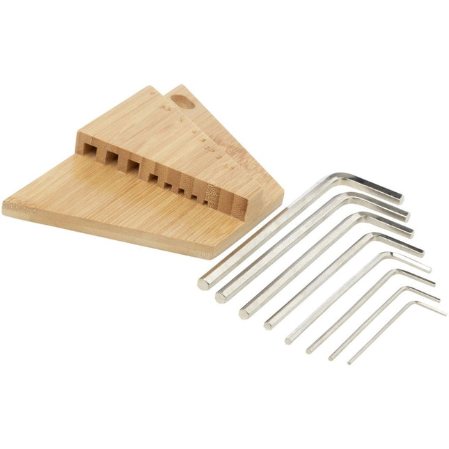 Allen bamboo hex key tool set pack of 50 - hospitality