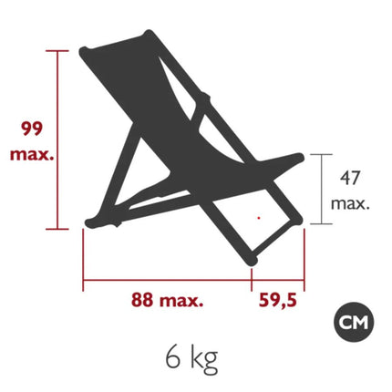 ALPINA Deck Chair Folding Chair - hospitality