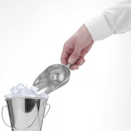Aluminum bartender scoop, 270mm - hospitality