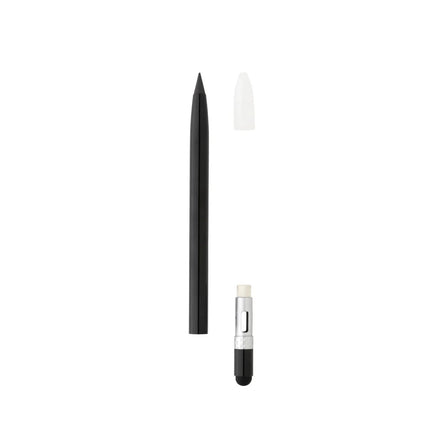 Aluminum inkless pen with eraser - hospitality