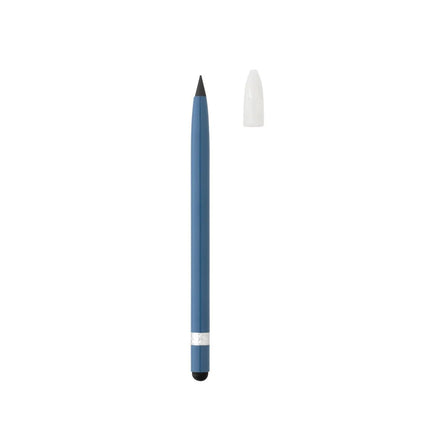 Aluminum inkless pen with eraser - hospitality