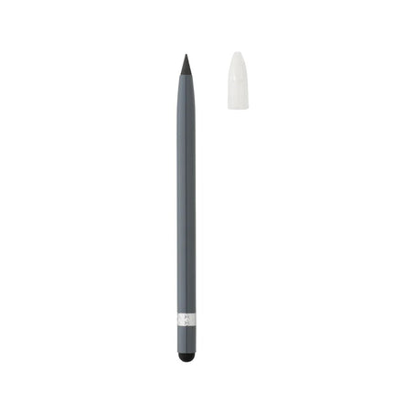 Aluminum inkless pen with eraser - hospitality