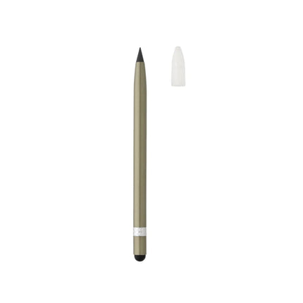 Aluminum inkless pen with eraser - hospitality