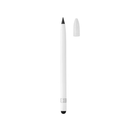 Aluminum inkless pen with eraser - hospitality