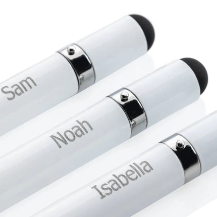 Aluminum inkless pen with eraser - hospitality