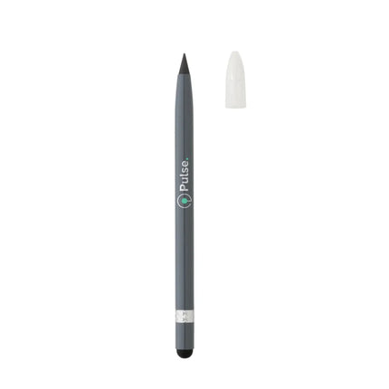 Aluminum inkless pen with eraser - hospitality