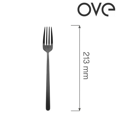 Amarone Black table fork, OVE, 213 mm - hospitality