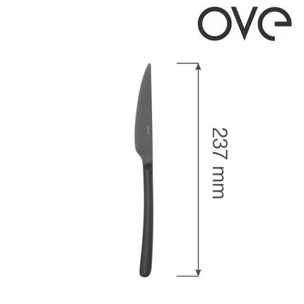 Amarone Black table knife, OVE, 237 mm - hospitality