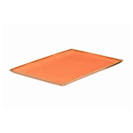 Amber rectangular tray, 350x260mm - hospitality