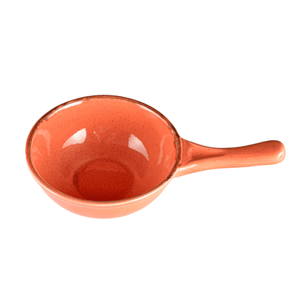 Amber saucepan, 160x(H)85mm – porcelain saucepan, photo 2