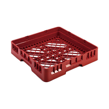 Amerbox Base Rack 500x500xH100 Mm Red For Glass Up To 70 Mm Height - Efficient Washing And Safe Storage - hospitality