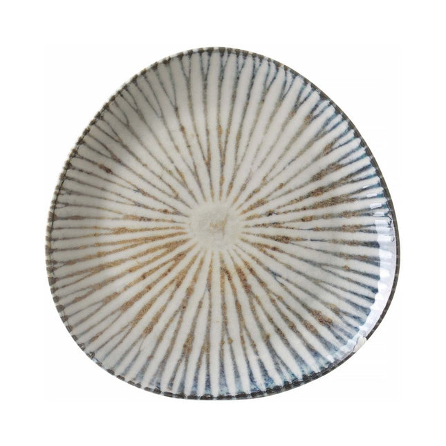 Ammonite triangular plate 190 mm - hospitality