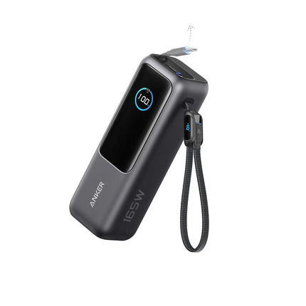 Anker Power Bank 25.000 mah 165W, Built-in retractable cable - hospitality