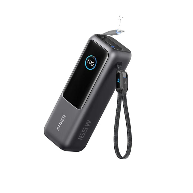Anker Power Bank 25.000 mah 165W, Built-in retractable cable - hospitality