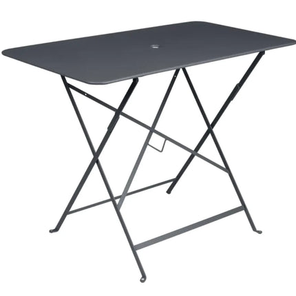 Fermob foldable bistro table 97x57 cm with hole for outdoor dining