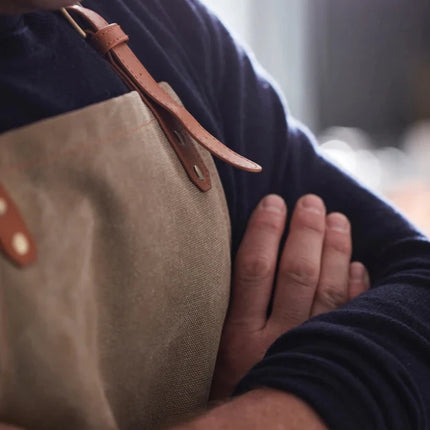 Apron Asado From Stonewashed Canvas - hospitality