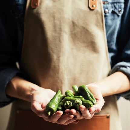 Apron Asado From Stonewashed Canvas - hospitality