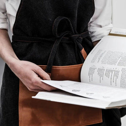 Apron Asado From Stonewashed Canvas - hospitality