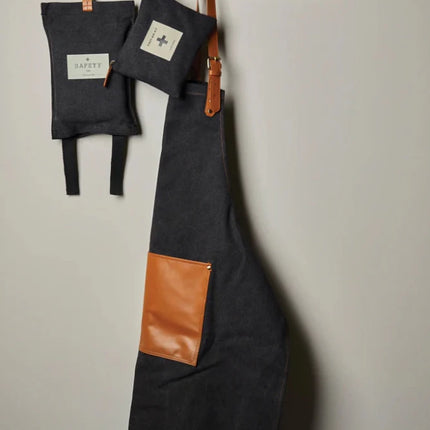Apron Asado From Stonewashed Canvas - hospitality