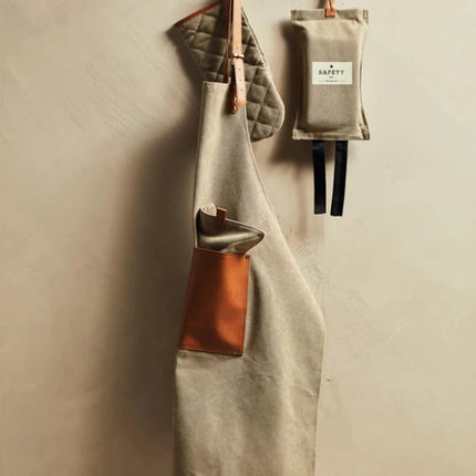 Apron Asado From Stonewashed Canvas - hospitality
