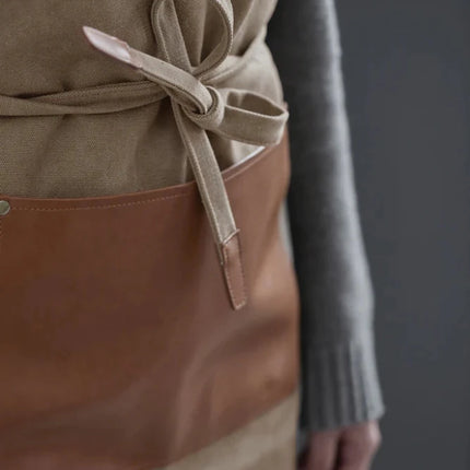 Apron Asado From Stonewashed Canvas - hospitality