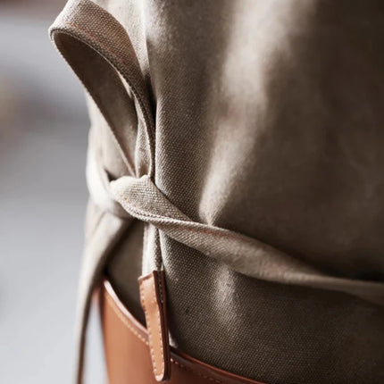 Apron Asado From Stonewashed Canvas - hospitality