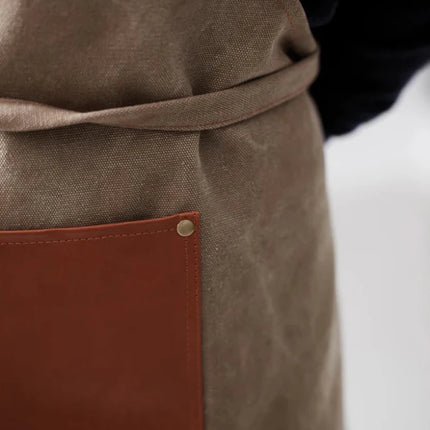 Apron Asado From Stonewashed Canvas - hospitality