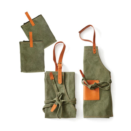 Apron Asado From Stonewashed Canvas - hospitality