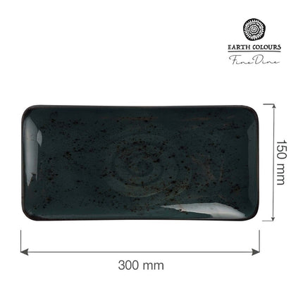 Arando rectangular plate, 300x150mm - hospitality