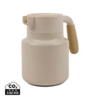 Recycled Stainless steel,Polypropylene / beige / 18.7 x 13 x 18.5 x ø 13 cm