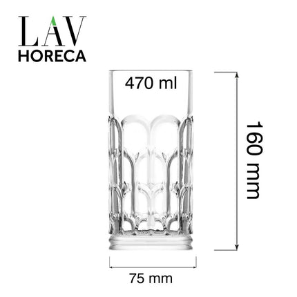 Archie highball glass, 470ml - hospitality